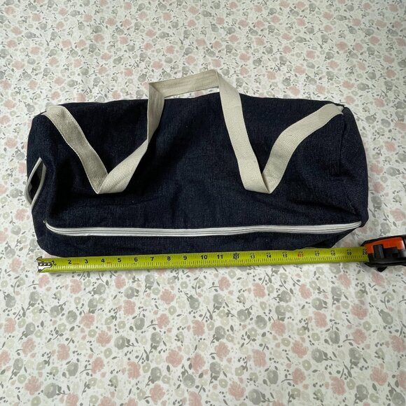 "MEET ME AT THE BARRE" Workout bag -Dark blue denim color- does NOT fit yoga mat - Picture 7 of 9